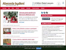 Tablet Screenshot of abeceda-bydleni.cz